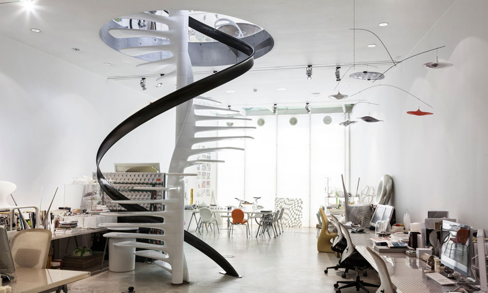 Photo of Lovegrove studio spiral staircase